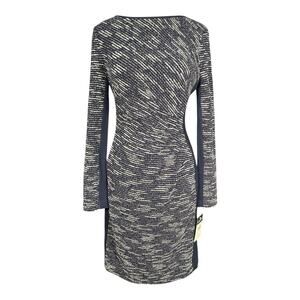 Lauren Ralph Lauren Navy Tweed Sheath Dress Size 8 NWT Long Sleeve Professional